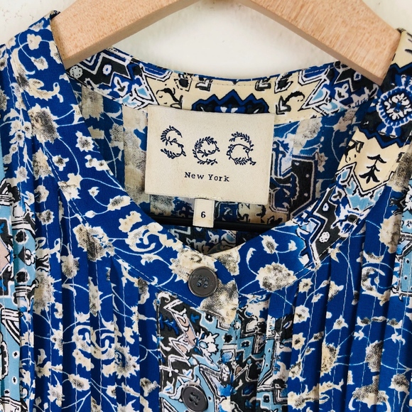 Sea New York Sleeveless Silk Shirtdress - Picture 4 of 8